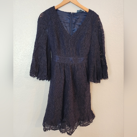 Modcloth Lace Bell Sleeve Mini Dress - Picture 9 of 11